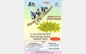 Rando des Chateaux - Cyclo Pringy