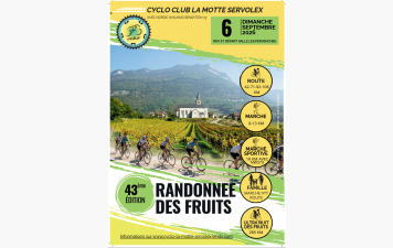 Randonnée des Fruits - Cyclo Club La Motte Servolex