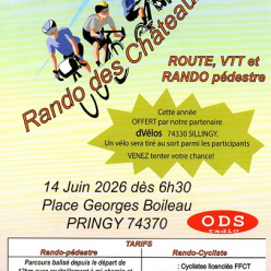 Rando des Chateaux - Cyclo Pringy